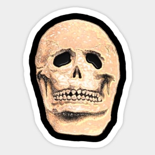 halloween skull mask Sticker